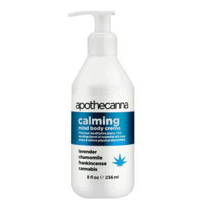 Front view of Apothecanna Calming Mind Body Creme