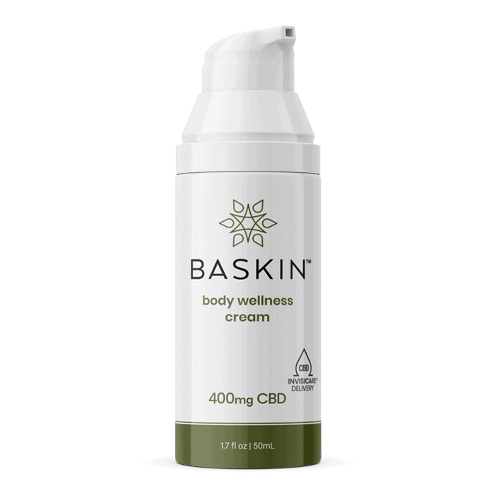 Front view of BASKIN CBD Body Wellness Cream