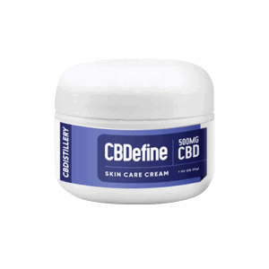 Front view of CBDefine CBD skin care cream
