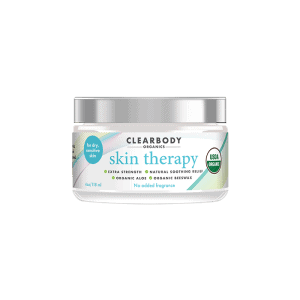 Front view of Clearbody Organics Skin Therapy