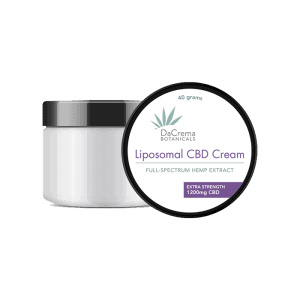 front view of dacrema botanicals liposomal cbd cream