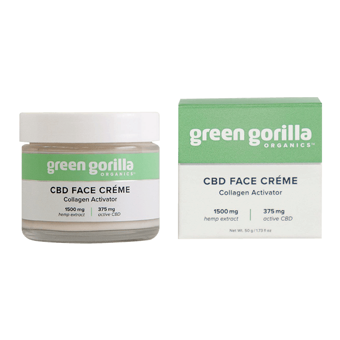 Front view of GreenGorila-CBD-Face-Creme