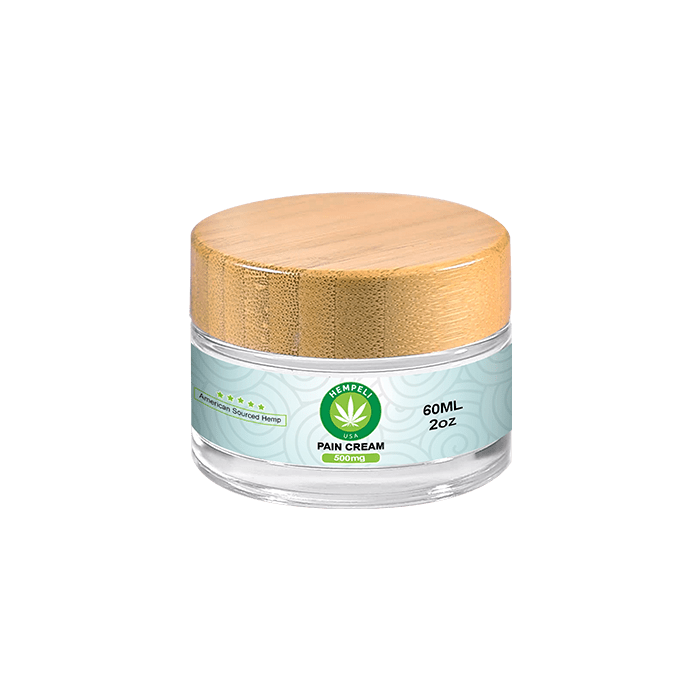 Front view of Hempeli-500mg-CBD-Pain-Relief-Topical-Cream