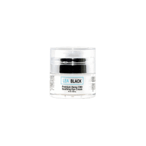 Front view of LeaBlack Premium Hemp CBD Soothing Eye Cream
