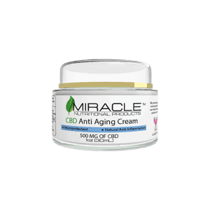 Front view of Miracle CBD Anti Aging Cream