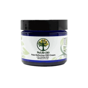 Front view of NuLife CBD Pain Relieving CBD Cream 500mg