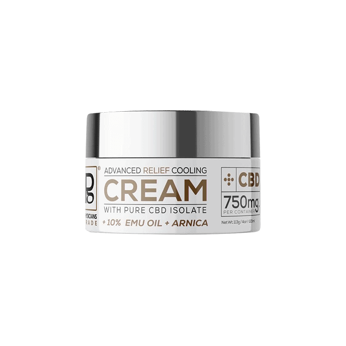 Back view of PhysiciansGrade-Advance-Relief-Cooling-Cream