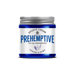 Front view of Prehemptive-Natural-Pain-Relief-CBD-Cream-Lavender-&-Ginger