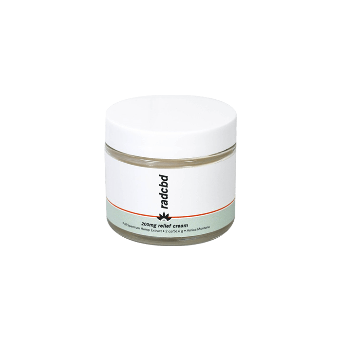 Back view of RADCBD Relief Cream