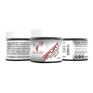 Front view of Revivid Sport CBD Isolate topical 500mg