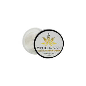Front view of TribeRevie CBD Infused Pain Cream 500mg
