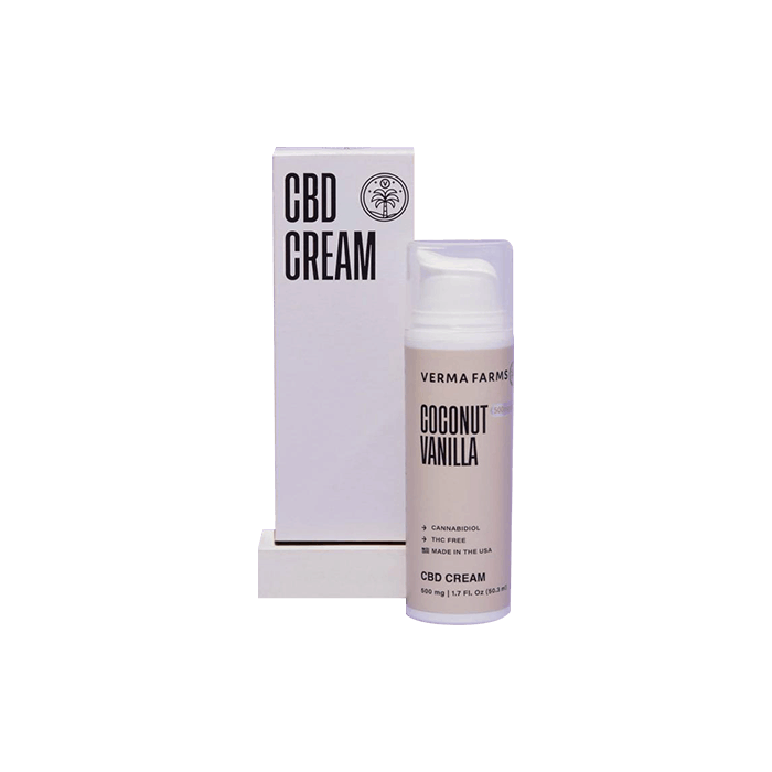 back view of verma farms cbd cream
