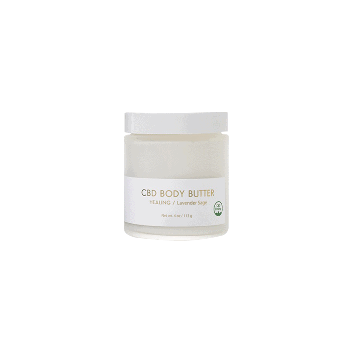 front view of yuzu soap cbd body butter
