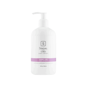 Front view of SocialCBD-Body-Lotion