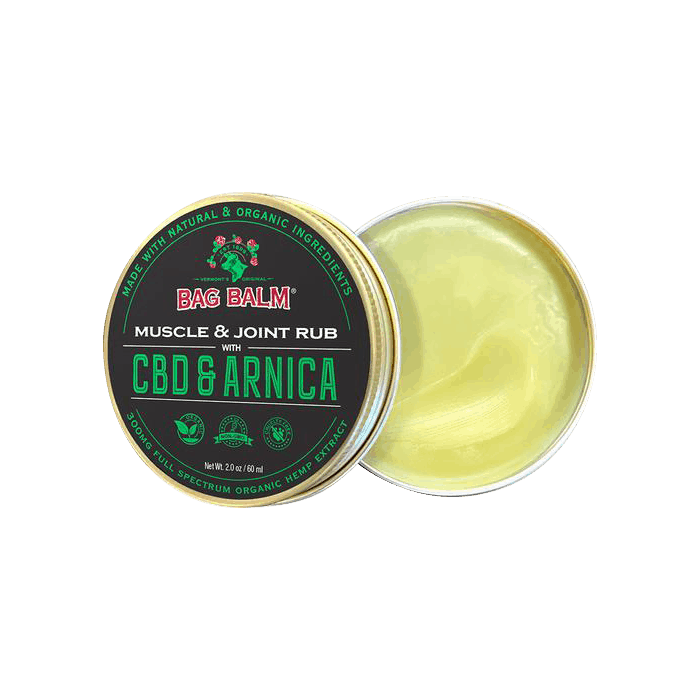 Product Review Bag Balm Muscle and Joint Rub with CBD and Arnica