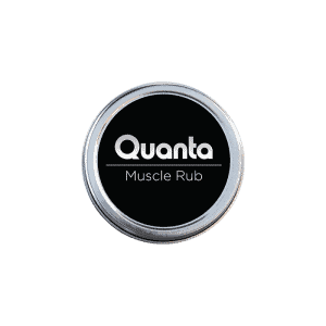 front view of quanta muscle rub