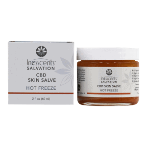Front view of Inesscents-Salvation-Hot-Freeze-CBD-Skin-Salve