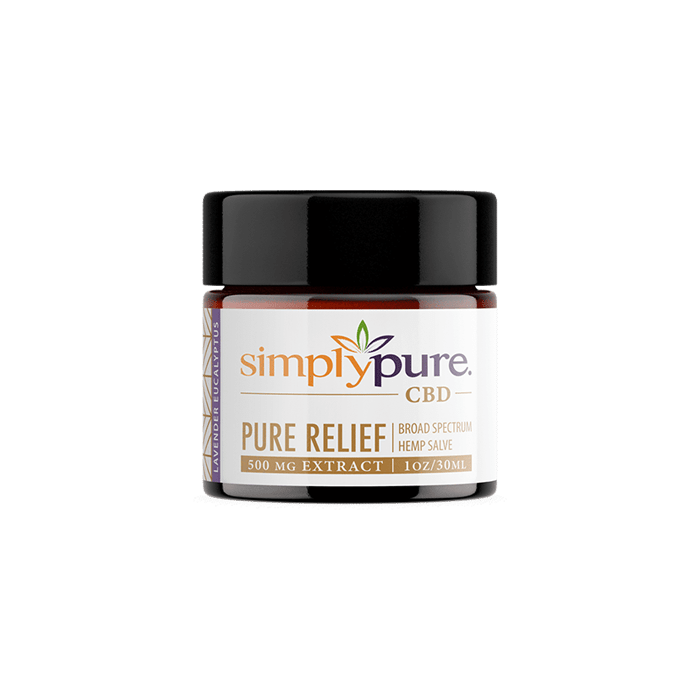 Front view of SimplyPure-CBD-Salve
